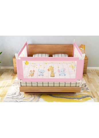 Бар'єр для ліжка 1.8 м Рожевий No Brand (367959275)