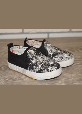 Сліпони для дівчинки чорно-білі С.Луч Fashion (298729096)