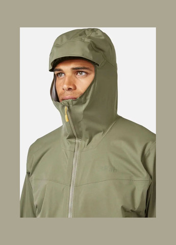 Комбінована демісезонна куртка kinetic 2.0 jacket light khaki Rab
