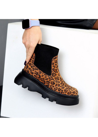 ботинки леопард No Brand