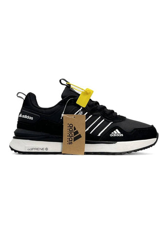 Чорні Осінні кросівки чоловічі adidas No Brand Equipment Black White