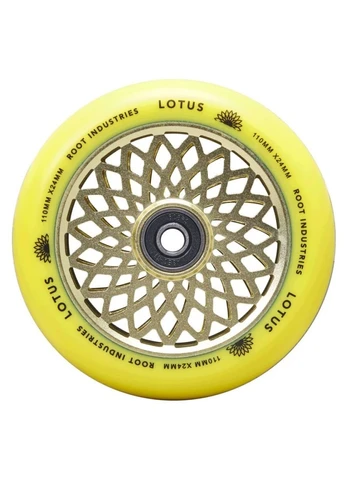 Колеса для трюкового самокату Root Lotus Pro 110mm (пара) - Radiant Yellow (FRD.039447) Root Industries (316396481)