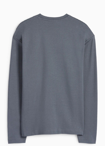 Темно-серый демисезонный лонгслив C&A однотонный