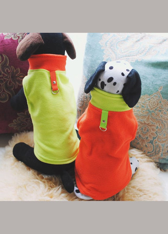 Жилетка для котов и кошек с кольцом Pet Style "Двухцветная" Оранжевая XL No Brand - (323231832)