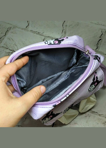 Сумочка детская для девочки кросс-боди с ремешком Куроми 20х16х6 см Сиреневая No Brand (339092418)