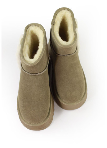 Женские кожаные угги на толстой подошве It-Girl (372074342)