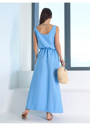 Голубое повседневный платье issa pus 15194 3 голубой ISSA PLUS