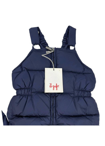 Синій зимній зимовий комплект (куртка + полукомбінезон), арт. a15st007n0031.491, темно-синій, 71 см, 9 міс. Il Gufo