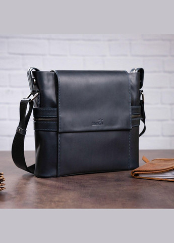 Сумка мужская 11096 кожаная Черная Shvigel (298569554)