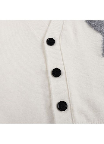 Молочный демисезонный кардиган No Brand