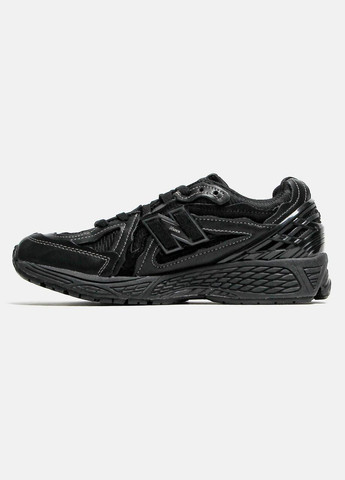 Чорні Осінні чоловічі кросівки new balance full black No Brand 1906 Protection Pack
