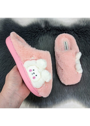 Розовые тапочки детские теплые Jomix