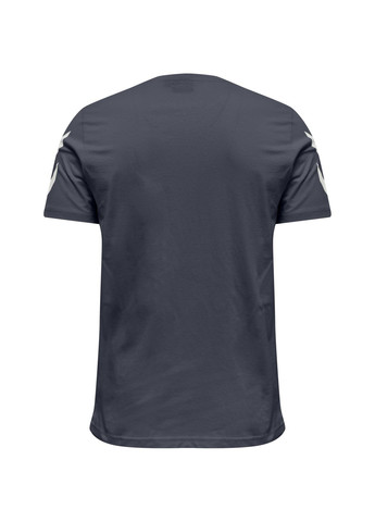 Темно-синя футболка з логотипом для чоловіка 212570 темно-синій Hummel