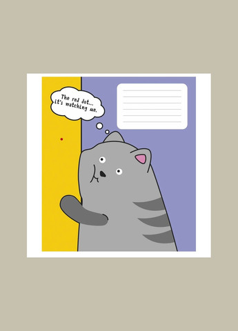 Тетрадь ученическая Animals memes 012-3567K 12 л. Разноцветный shop (482000647043203567) Школярик (339251412)