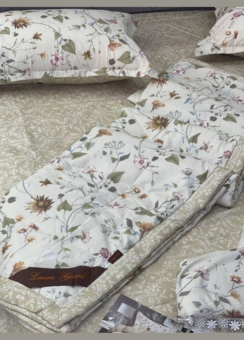 Постільна білизна сімейний два покривала Бежевий (П4К-LG-004) Laura Grand (317564300)