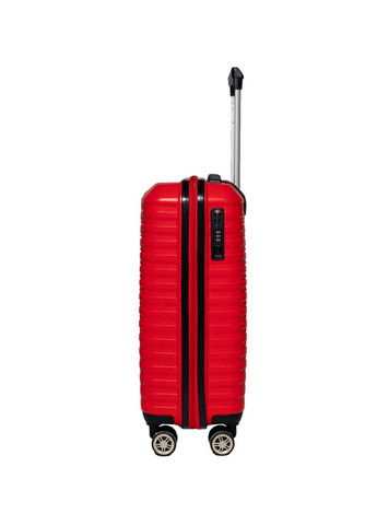 Чемодан маленький S под ручную кладь 43803 полипропилен Красный Snowball (298728847)