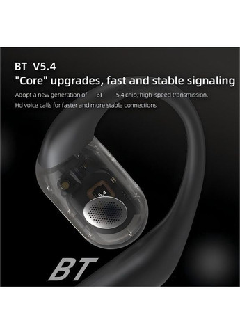 Беспроводные костные наушники с направленным звуком T6 Open Ear с шумоподавлением ENC и дужкой за ухо До 50 часов работы Langsdom (370872791)