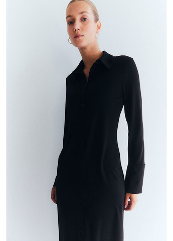 Чорна кежуал сукня для вагітних H&M однотонна