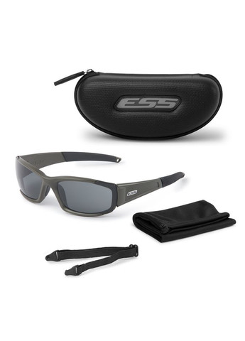 Окуляри захисні балістичні CDI Max Matte Olive with Smoke Gray LenseOlive ESS (315879500)