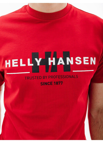 Красная футболка rwb graphic t-shirt Helly Hansen