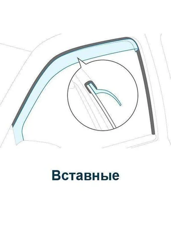 Вітровики вставні для OPEL ZAFIRA C 2012+ Team Heko (398179210)