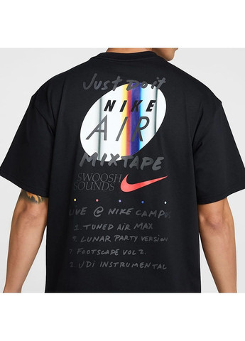 Чорна футболка чоловіча nsw max90 t-shirt black Nike