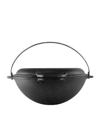 Котел туристичний (KA08-2) Brizoll чавунний азіатський з кришкою-сковородою 8 л (370892246)