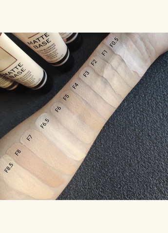 Тональний крем з матовим фінішом Matte Base Foundation - F5 Revolution (296469994)