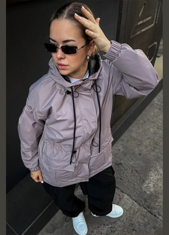 Жіноча вітровка кольору капучино Reload (317310384}