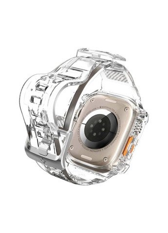 Чехолремешок Rugged Armor Pro для Apple Watch Ultra Crystal Clear (ACS05461) Spigen (271530814)