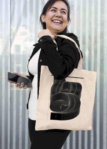 Эко-сумка шопер Ctrl+ натуральный "Folders" Ctrl+ (303773033)