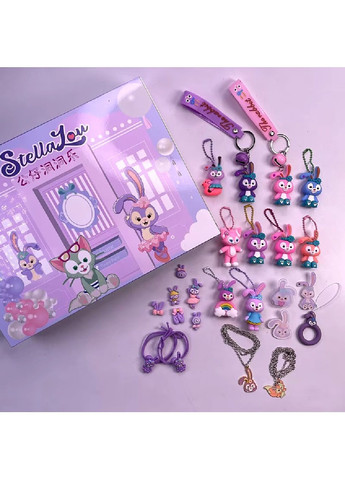 Праздничный Адвент календарь для детей малышей с подвесными игрушками брелоками 24 штуки 33x5x23 см (479266-Prob) Unbranded (316551850)