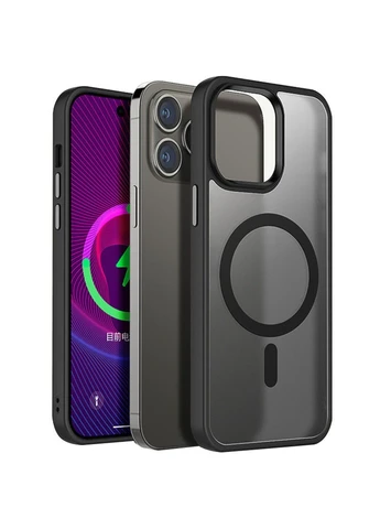 TPU+PC чохол Metal Buttons with MagSafe для Apple iPhone 14 Pro Max (6.7") Epik (389816393)