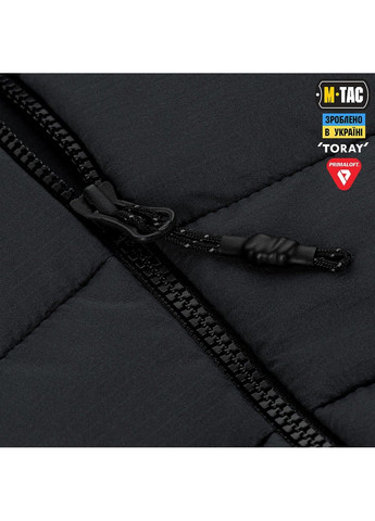 Черная демисезонная куртка jarl primaloft black M-TAC