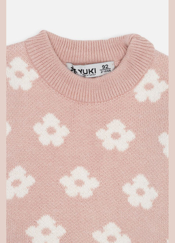 Джемпер для дівчинки колір пудровий ЦБ-00256871 Yuki (299915701)