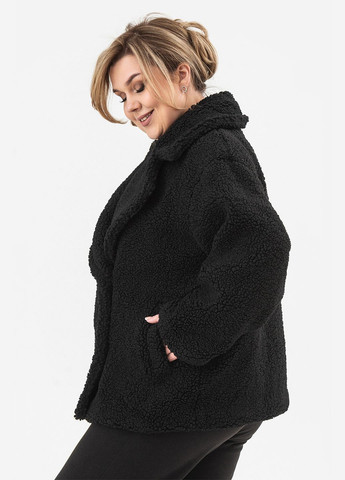 Чорна демісезонна куртка teddi Garne