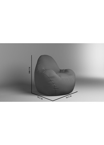 Кресло – мешок Relax 100 см Велюр Allure Chocolate SkyPuff (361258043)