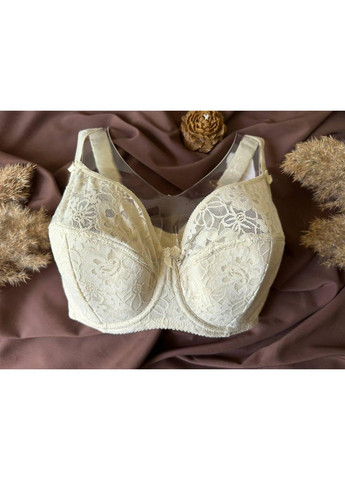 Бежевый бюстгальтер с тонким поролоном 5098 бежевый Finikin