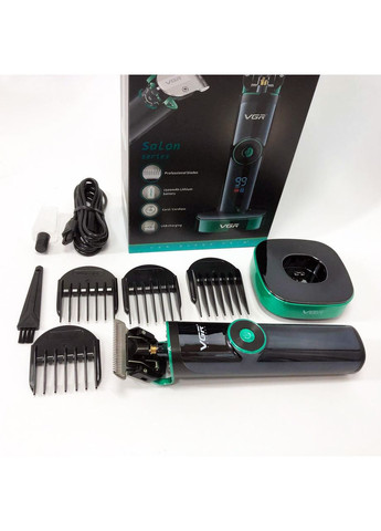 Электрическая машинка для стрижки V-671, Подстригальная машинка, Профессиональная машинка для VQ-304 бритья головы VGR (351486404)