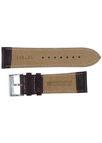 Ремешок для часов из кожи Ш24 мм темно-коричневый Mykhail Ikhtyar (360893497)