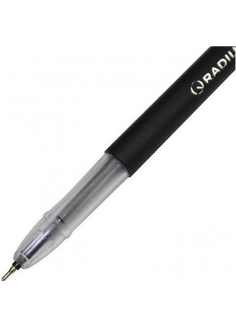 Ручка кулькова 7890BK Face pen 0,7мм чорна Radius (292707351)