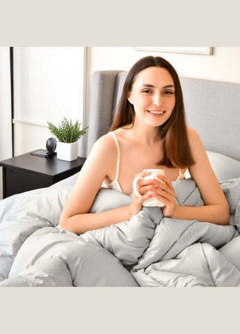 Ковдра літня Nordic Comfort 175Х210 см мікрофібра, антиалергенна сіра (8-34654*002) IDEIA (331621864)