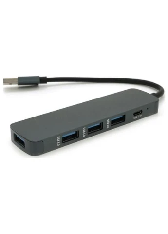 Концентратор (YT-3H4/2TB) Voltronic USB 3.0 to 4xUSB 0.2m aluminum (366700815)