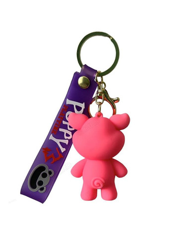 Улыбающиеся звери брелок Smiling critters Свинка Капризулька Хрюшка Пигги PickyPiggy игрушка брелок Poppy Playtime 6см Shantou (305695279)