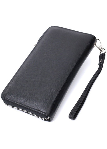 Красивий клатч унісекс на одне відділення з натуральної шкіри 22697 Чорний st leather (298092946)