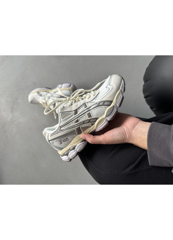 Сірі Осінні кросівки чоловічі asics gel-nyc 2055 beige / grey асікс гель нюк 2025 No Brand