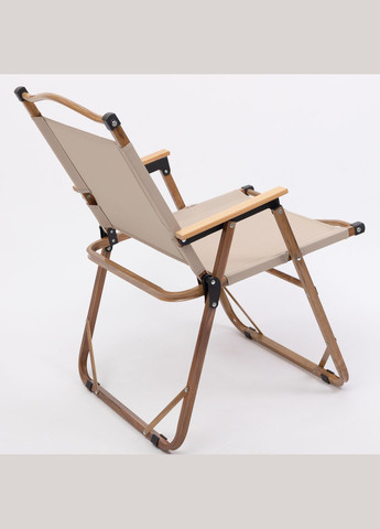 Крісло для кемпінгу складне LUGI HP-SY-1B 52х53х77 см до 130 кг бежевий No Brand (347643523)