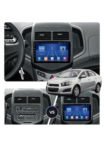 Штатная магнитола 9" для Chevrolet Sonic I 2011-2016 4/64Gb/4G/ Wi-Fi/CarPlay Premium Шевролет 5 шт. Lesko (336193053)