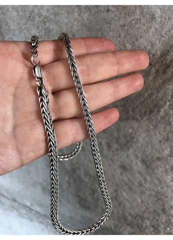 Серебряная мужская цепь "Колосок" DeLoS (351388143)