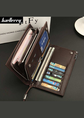 Чоловічий клатч барсетка Baellery New коричневий Baellerry (334730421)